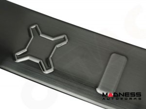 Jeep Renegade Rear Bumper Sill Cover - Dark Brushed Stainless Steel